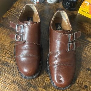 Mens Size 10 Made in Italy HipOppotamus Brand Genuine Leather Buckle Shoe.
